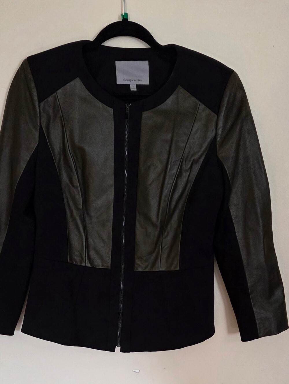 Classiques Entier Leather Jacket Size L